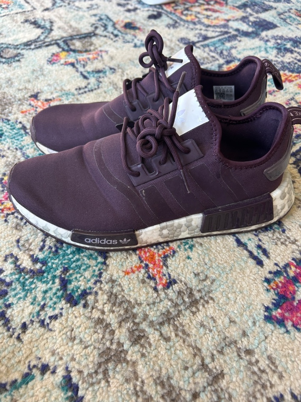 adidas women’s Purple NMD R1 Casual Sneakers